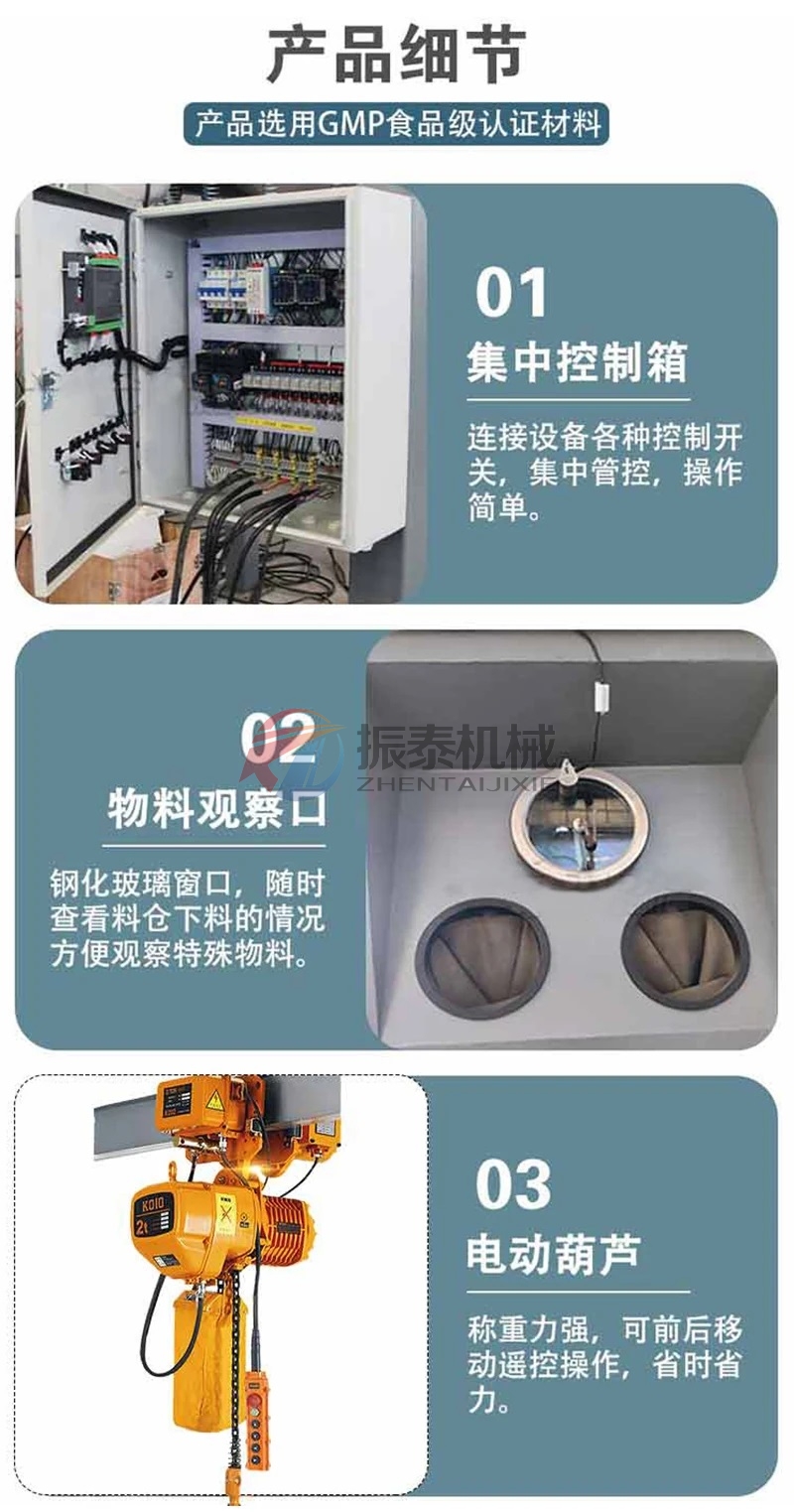 雙酚A噸袋拆包機細節(jié)